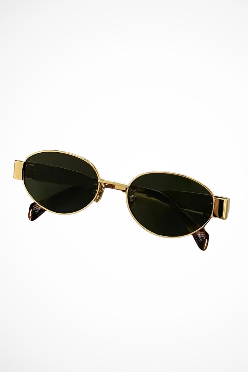 Claudia | Gafas de Sol Ovaladas Montura Metálica Mujer Estilo Retro
