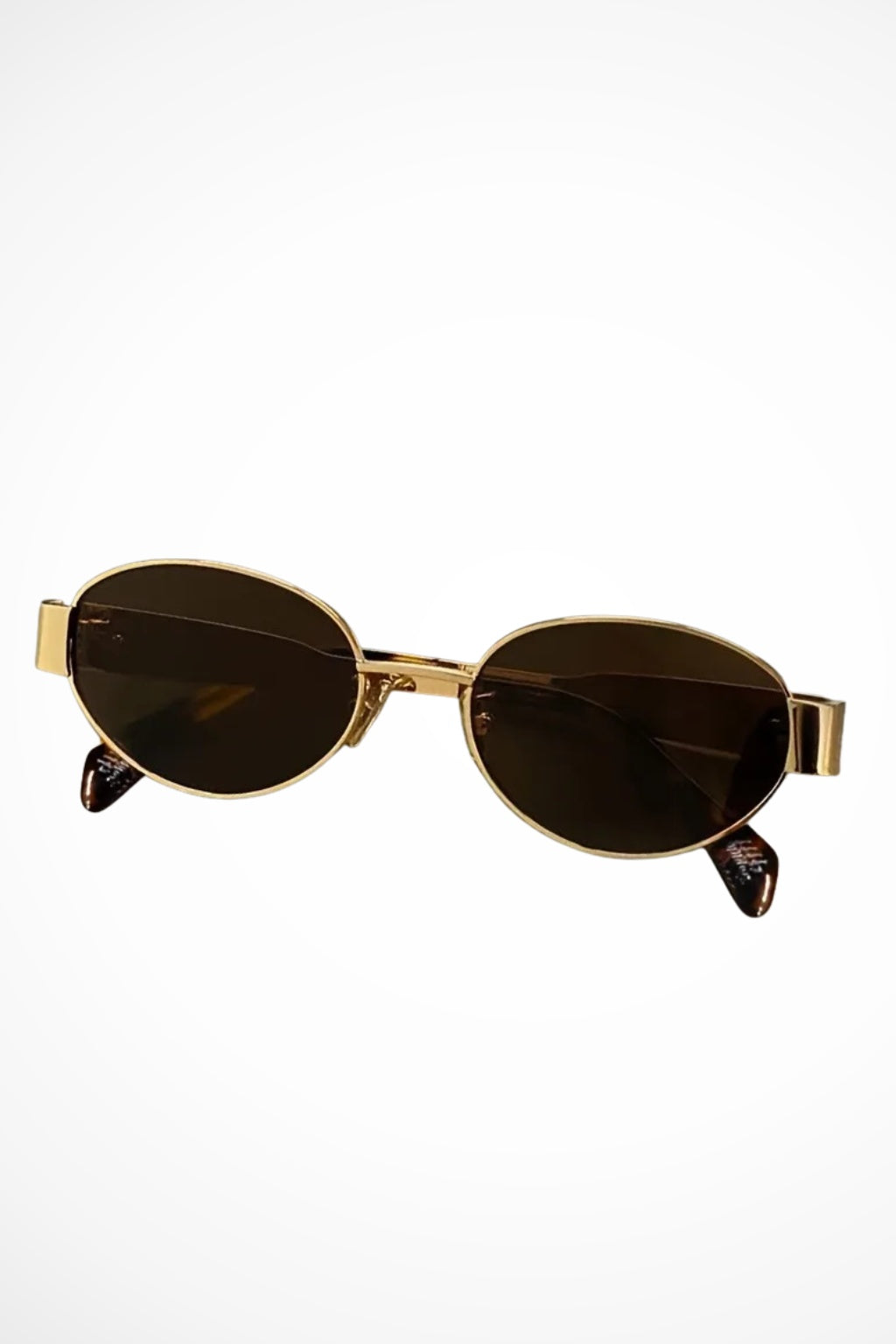 Claudia | Gafas de Sol Ovaladas Montura Metálica Mujer Estilo Retro