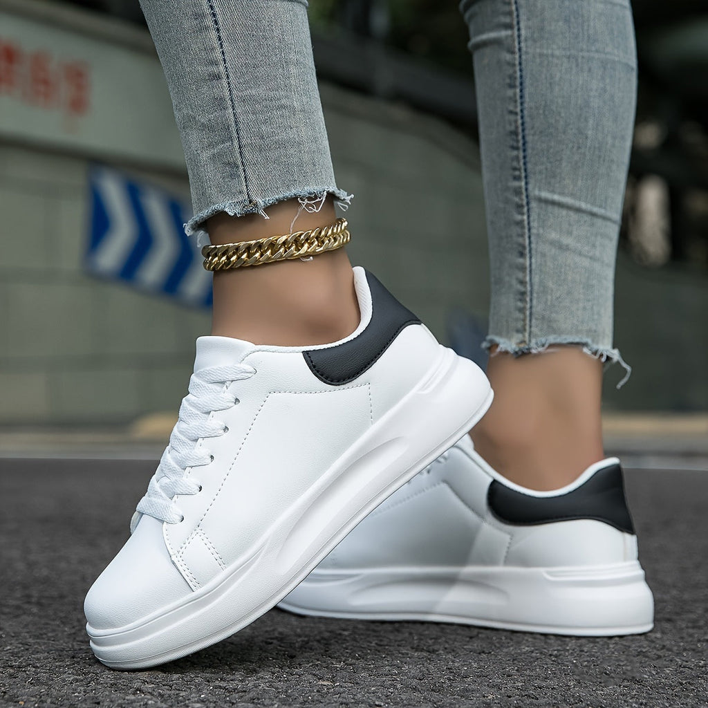 Esther | Zapatillas Casual Plataforma Mujer Cordones