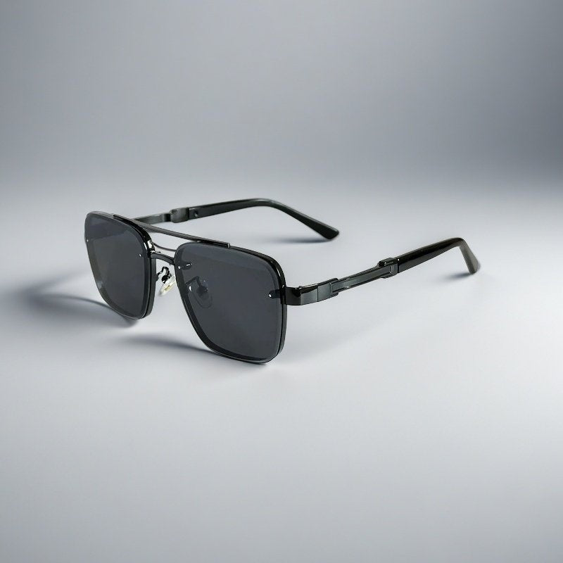 Daniela | Gafas de Sol Aviador Cuadradas Marco Dorado Mujer Lentes Degradados