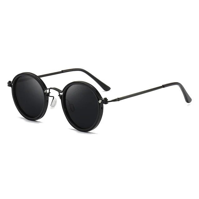 Leticia | Gafas de Sol Redondas Mujer Patillas Doradas