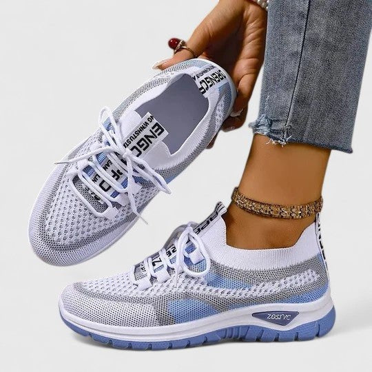 Lorena | Sneakers Mujer de Malla Transpirable Cordones