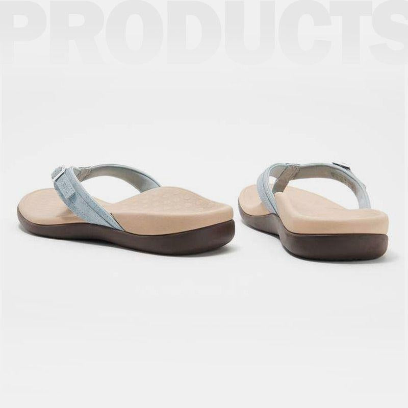 Miriam | Chanclas con Hebilla Ajustable Mujer Plantilla Contorneada