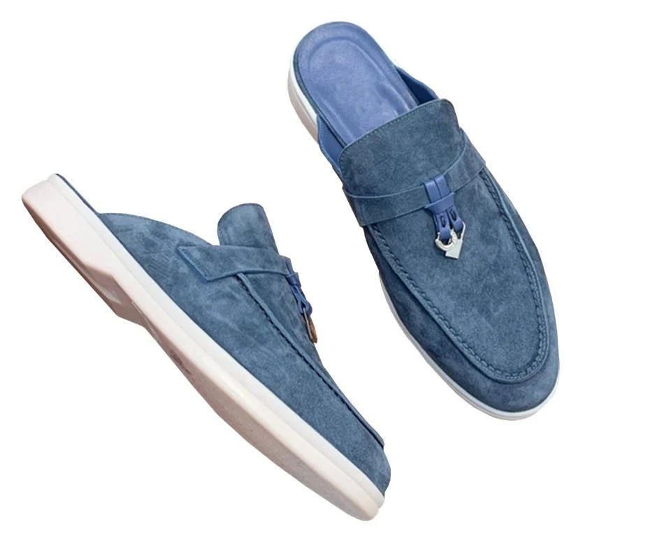 Clara | Mules Destalonados Mujer Estilo Loafer Hebilla