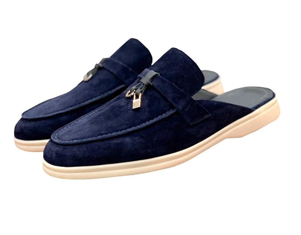 Clara | Mules Destalonados Mujer Estilo Loafer Hebilla