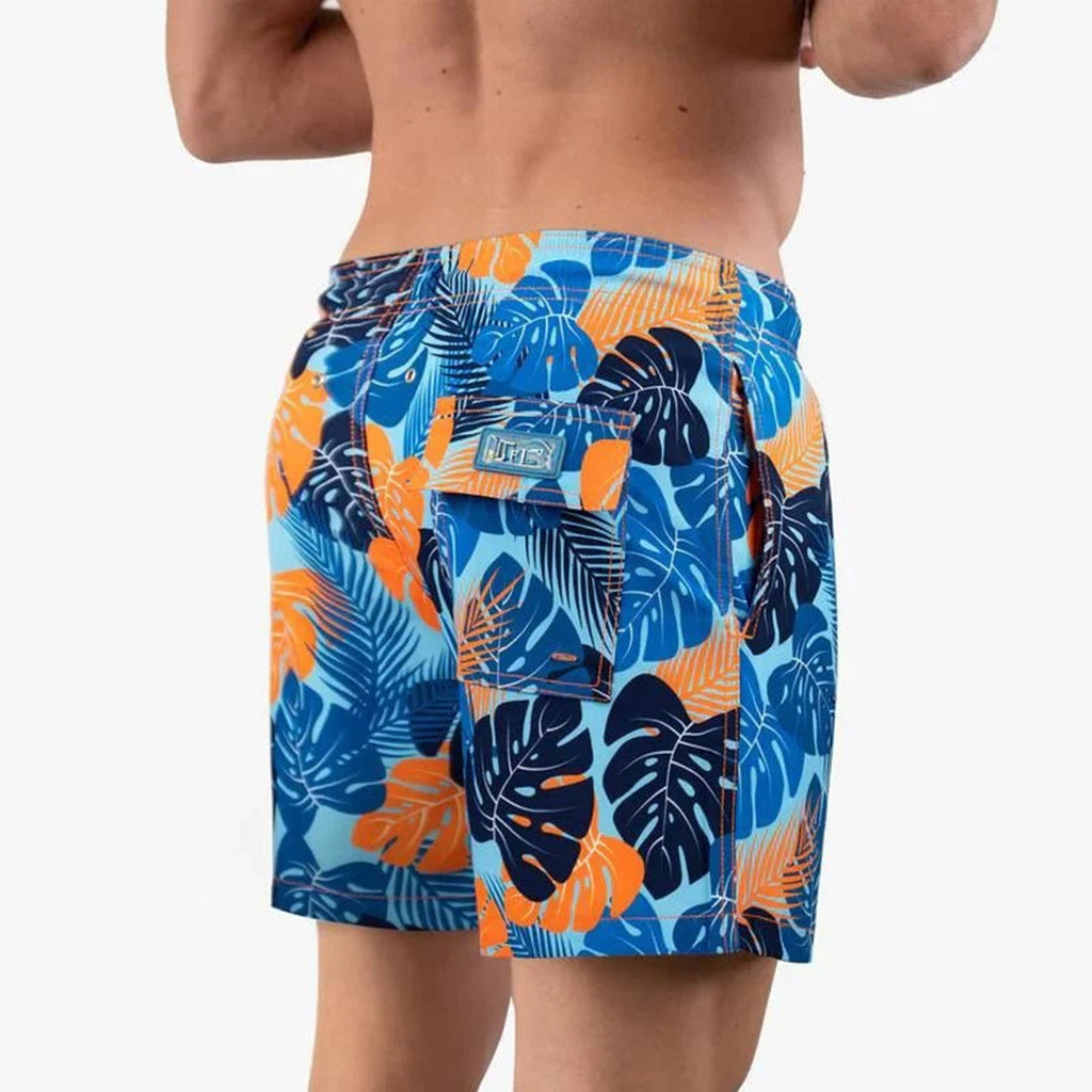 Sebastián | Bañador Corto Estampado Tropical Hombre